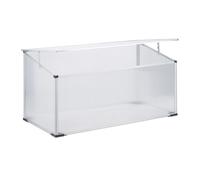 Relaxdays Serre de jardin aluminium