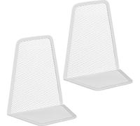 relaxdays Serre-livres en métal, lot de 2