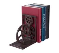 relaxdays Serre, Presse Fonte, Range-Livres décoration Vintage, pellicule, HxlxP: 16x13x10 cm, Brun, Filmrolle, 16 x 13 x 10 cm