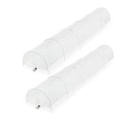 relaxdays Tunnel en plastique PVC, set de 2, 3,7 m