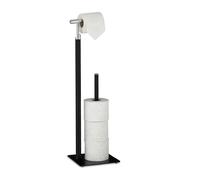 Relaxdays Serviteur de WC noir