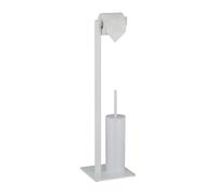 Relaxdays Serviteur WC blanc