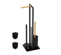 Relaxdays Serviteur WC décoratif et pratique