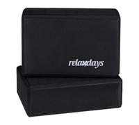 Relaxdays Set 2x Bloc Yoga Brique diff. couleurs