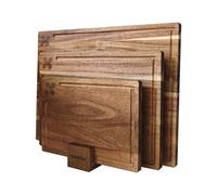 Relaxdays Set 3 planches à découper avec support