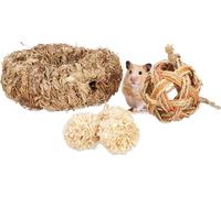 relaxdays Set d'accessoires pour hamsters 5 pcs.