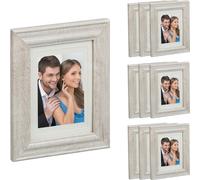 relaxdays Set de 10 cadres photo 13x18 cm