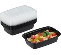 relaxdays Set de 10 Meal Prep Boxes 1 compartiment