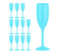 Relaxdays Set de 12 verres à champagne plastique