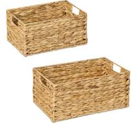 relaxdays Set de 2 paniers de rangement