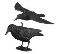 relaxdays Set de 2 pièces pour effrayer les pigeons corbeaux