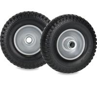 relaxdays Set de 2 roues de brouette 2.50-4