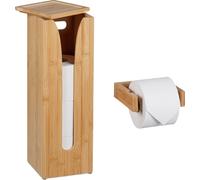 relaxdays Set de 2 supports pour papier toilette