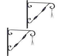relaxdays Set de 2 supports pour pots de fleurs