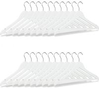 relaxdays Set de 20 cintres avec barre porte-pantalons