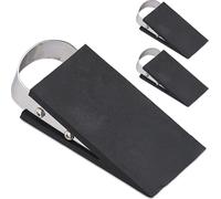 relaxdays Set de 3 cales de porte en caoutchouc