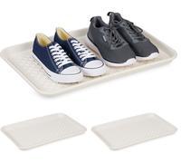 relaxdays Set de 3 égouttoirs à chaussures 60 x 40 cm