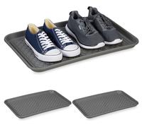 relaxdays Set de 3 égouttoirs à chaussures 60 x 40 cm