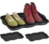 relaxdays Set de 3 égouttoirs à chaussures pour 2 paires
