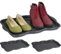 relaxdays Set de 3 égouttoirs à chaussures pour 2 paires