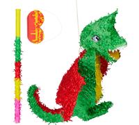 relaxdays Set de 3 pinata dragon