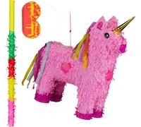 relaxdays Set de 3 pinata licorne