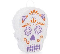 relaxdays Set de 3 pinata tête de mort