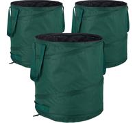 relaxdays Set de 3 sacs à feuilles autoportants 60 L