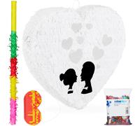 relaxdays Set de 4 pinata de mariage
