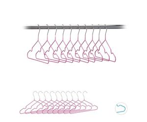 Relaxdays Set de 40 cintres pour enfants en rose