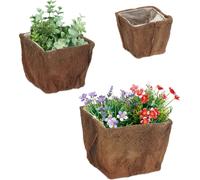 Lot 3 pots de fleurs - 10042580-0
