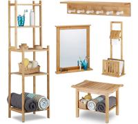 relaxdays Set de bain 5 pièces