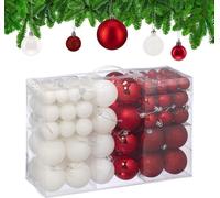 relaxdays Set de boules de Noël