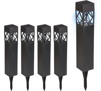 relaxdays Set de lampes solaires