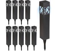 relaxdays Set de lampes solaires