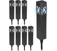 relaxdays Set de lampes solaires