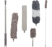 relaxdays Set de plumeaux avec 4 embouts