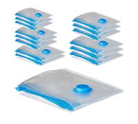 relaxdays Set de sacs sous vide pour vêtements 15 pcs.