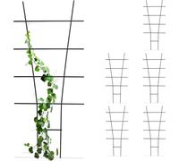 relaxdays Set de supports pour plantes en métal