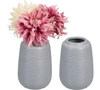 relaxdays Set de vases en céramique