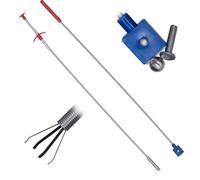 relaxdays Set d'outils de préhension, levier magnétique et grappin