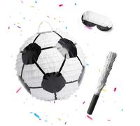 Relaxdays Set piñata ballon avec bâton & masque