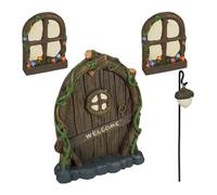 Relaxdays Set pour fée d’extérieur (jardin)