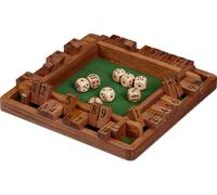 relaxdays Shut The Box pour 4 joueurs