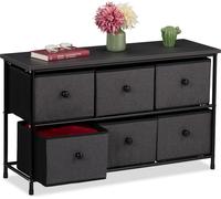 relaxdays Sideboard 6 tiroirs
