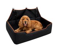 Relaxdays Siège Auto pour Chien, Coffre et Banquette, Noir