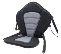 Relaxdays Siège Kayak/Sup avec Dossier, H x L x P : 46 x 53 x 34 cm, siège de Bateau, EVA, Polyester, Noir/Gris