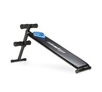 Relaxdays Sit Up Banc pliable 5 positions réglables pour abdominaux, fixation des jambes rembourrée, banc d'entraînement noir