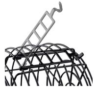 Relaxdays société Bingo boulier en métal Lotto tombola Jeux de Hasard Chance HxlxP- 20 x 17,5 x 21,5 cm,Noir