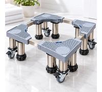 Relaxdays Socle réglable pour lave-linge